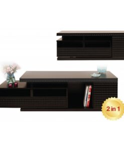 میز تلویزیون هایگلاس هاردستون مدل HS-2010N با دو مدل چیدمان
