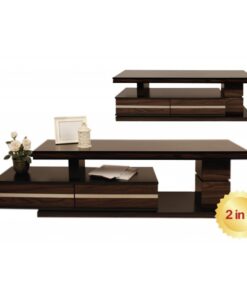 میز تلویزیون هایگلاس هاردستون مدل HS-4030 با دو مدل چیدمان