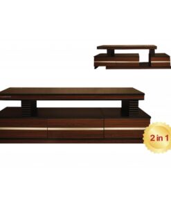 میز تلویزیون هایگلاس هاردستون مدل HS-4060 با دو مدل چیدمان